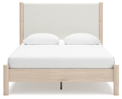Cadmori Queen Upholstered Panel Bed
