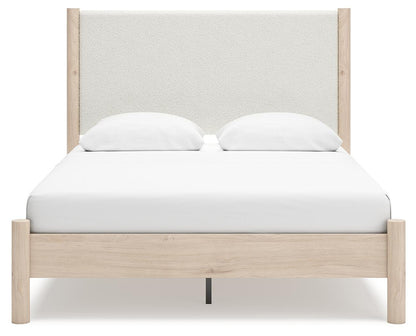 Cadmori Queen Upholstered Panel Bed