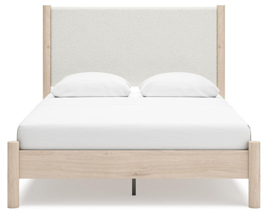 Cadmori Queen Upholstered Panel Bed