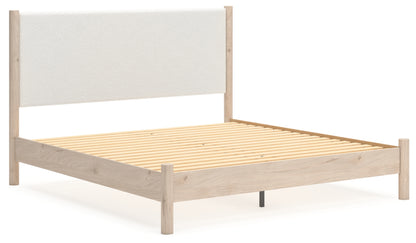Cadmori King Upholstered Panel Bed