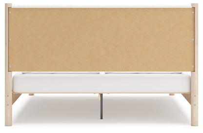 Cadmori King Upholstered Panel Bed