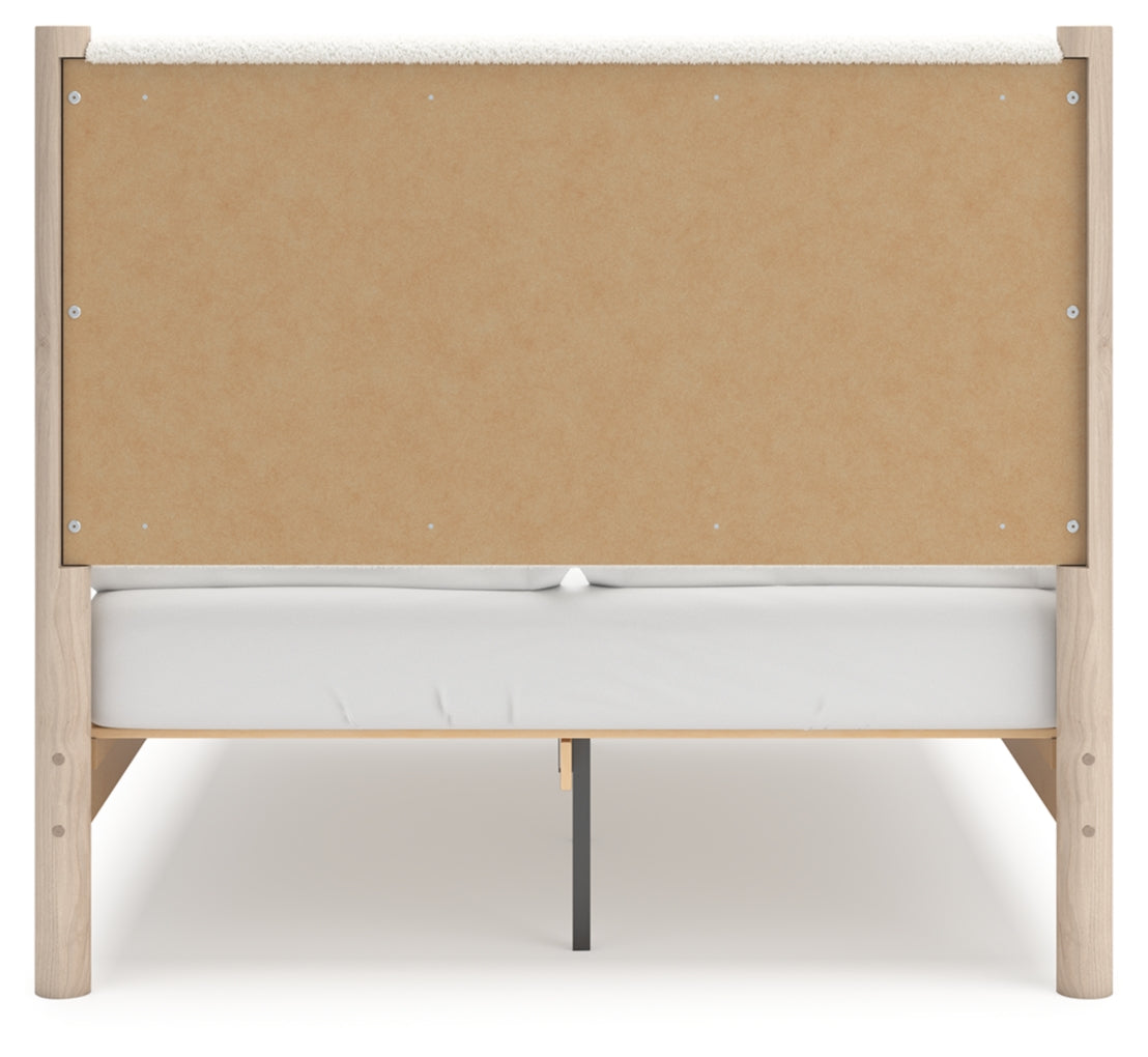 Cadmori Full Upholstered Panel Bed