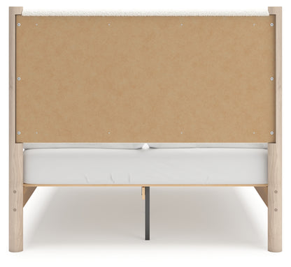 Cadmori Full Upholstered Panel Bed