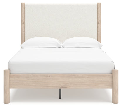Cadmori Full Upholstered Panel Bed