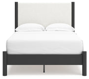Cadmori Full Upholstered Panel Bed