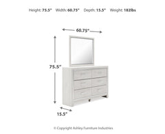 Altyra Dresser and Mirror