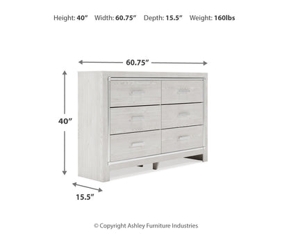 Altyra Six Drawer Dresser