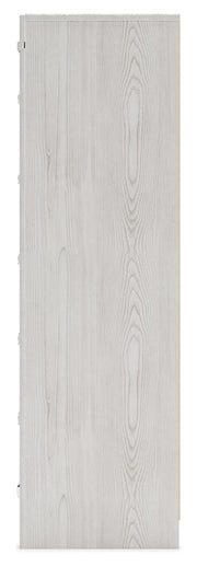 Altyra Queen Panel Bookcase Bed with Mirrored Dresser and Chest