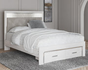 Cama tapizada con almacenaje Altyra