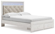 Cama tapizada con almacenaje Altyra