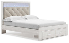 Cama tapizada con almacenaje Altyra