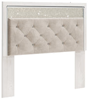 Altyra Queen Panel Headboard Bed with Mirrored Dresser and Chest