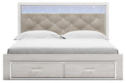 Cama tapizada con almacenaje Altyra