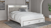 Cama tapizada con almacenaje Altyra