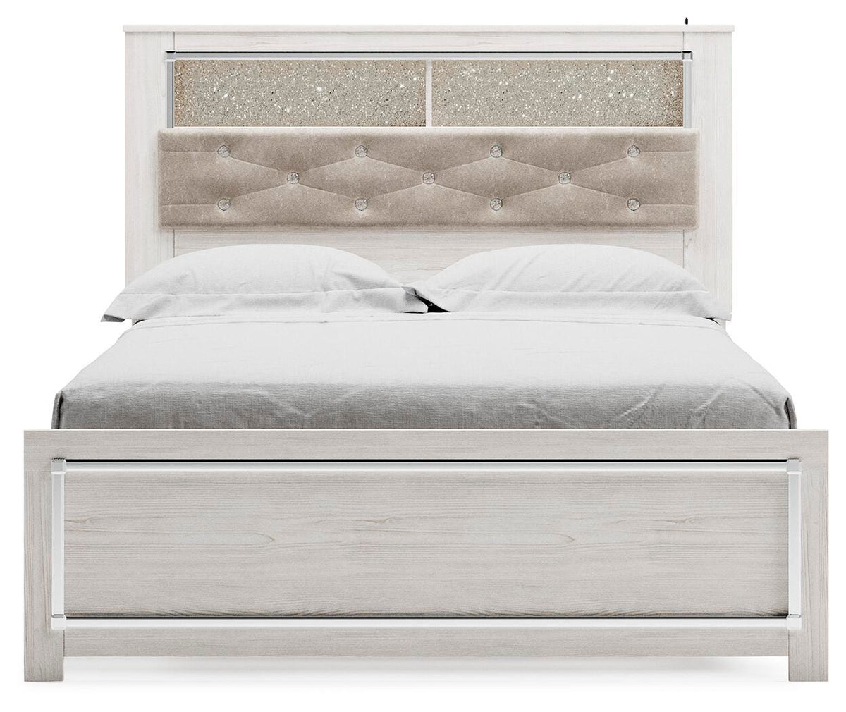Altyra Queen Bookcase Bed, Dresser, Chest and Nightstand