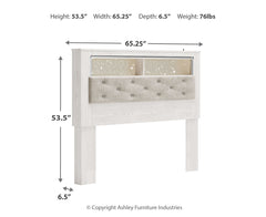 Altyra Queen UPH Panel Bookcase HDBD