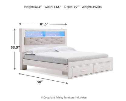 Altyra King Panel Bookcase Bed