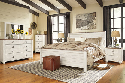 Willowton California King Panel Bed