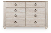Willowton Six Drawer Dresser