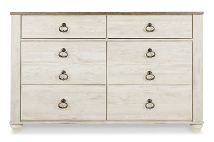 Willowton Six Drawer Dresser