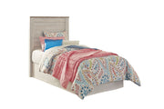 Willowton Twin Panel Headboard Bed with Mirrored Dresser