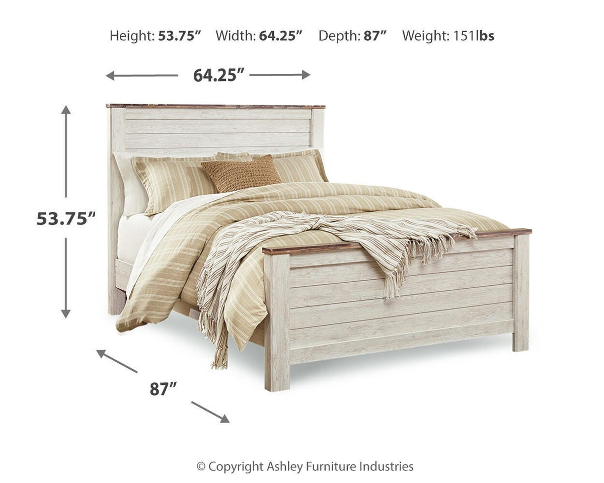 Willowton Queen Panel Bed