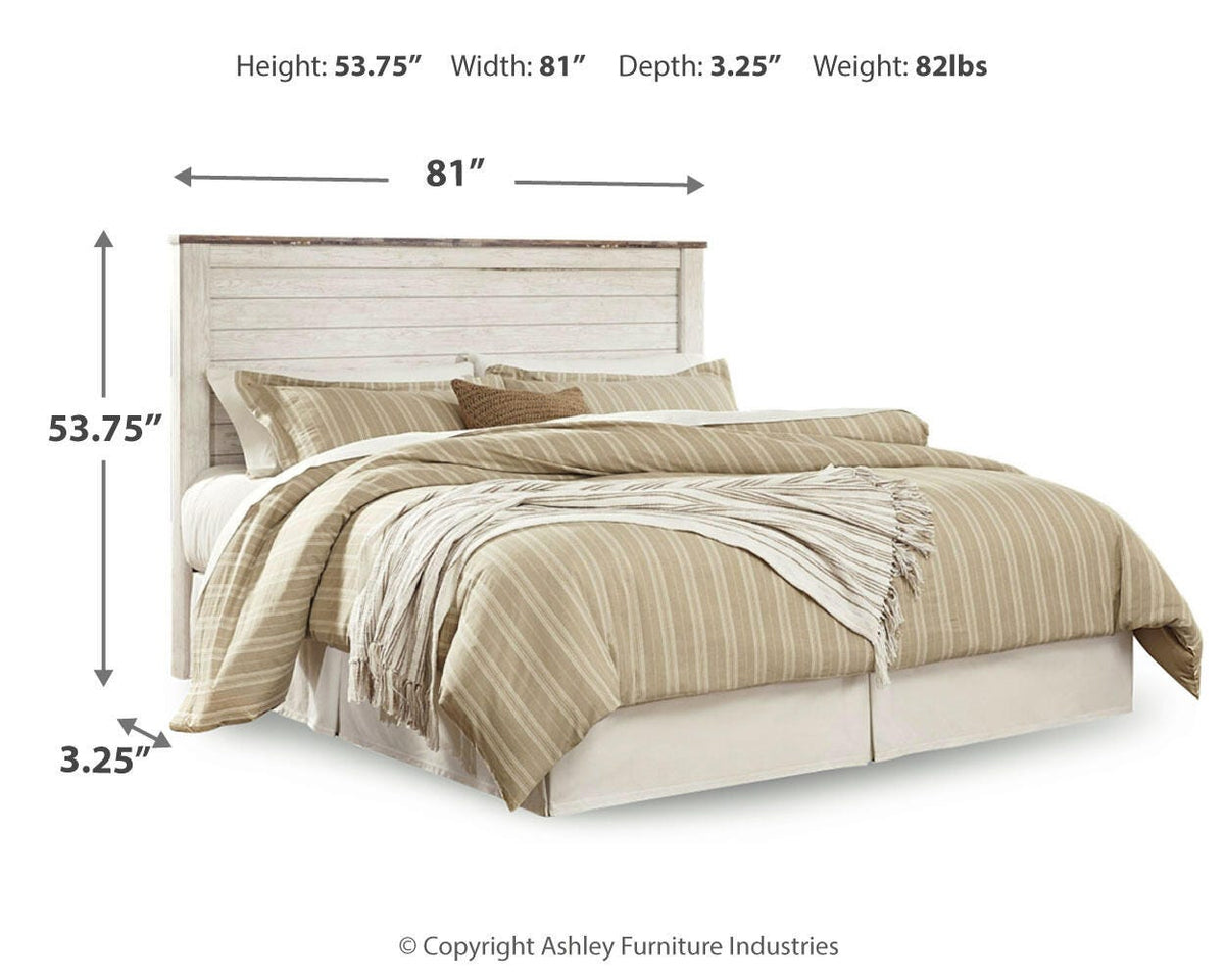Willowton King/Cal King Panel Headboard