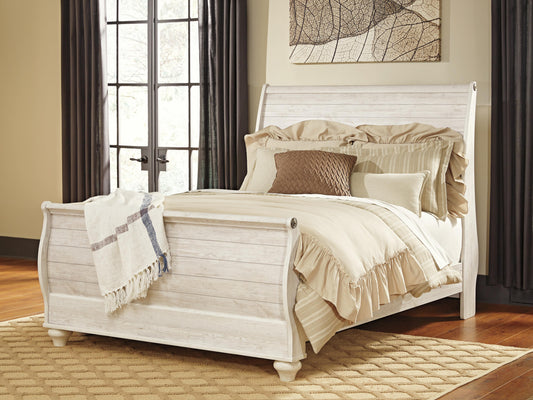 Willowton Queen Sleigh Bed
