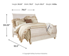 Willowton King Sleigh Bed