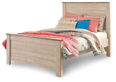 Willowton Full Panel Bed, Dresser, Mirror, Chest and Nightstand