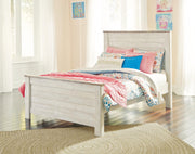 Willowton Full Panel Bed, Dresser, Mirror, Chest and Nightstand