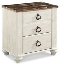 Willowton Two Drawer Night Stand