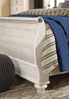Willowton Queen Sleigh Bed