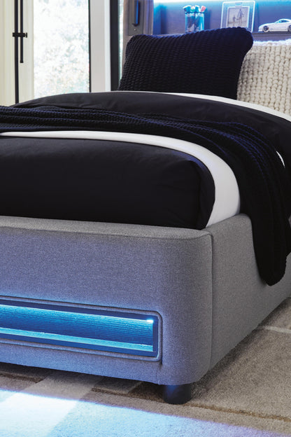 Cayberry Twin Upholstered Bed