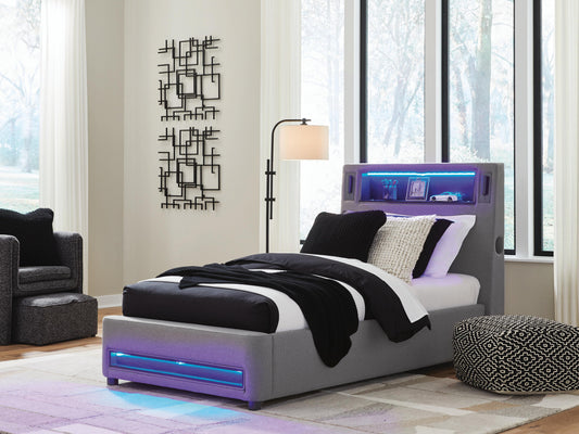 Cayberry Twin Upholstered Bed
