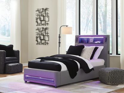 Cayberry Twin Upholstered Bed