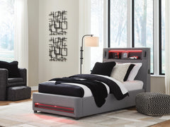 Cayberry Twin Upholstered Bed