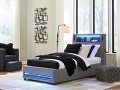 Cayberry Twin Upholstered Bed
