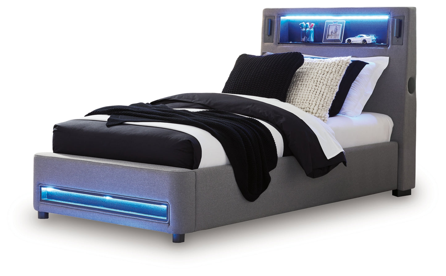 Cayberry Twin Upholstered Bed