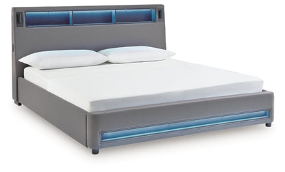 Cayberry King Upholstered Bed