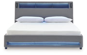 Cayberry King Upholstered Bed