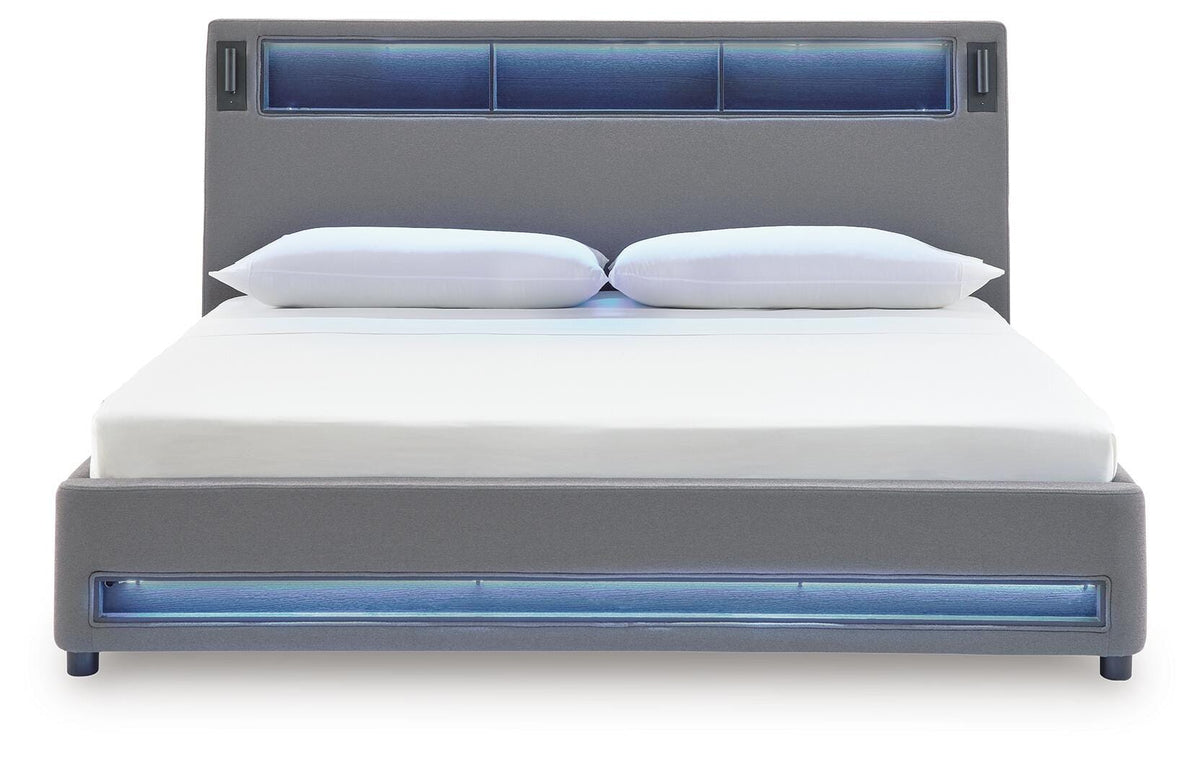 Cayberry King Upholstered Bed