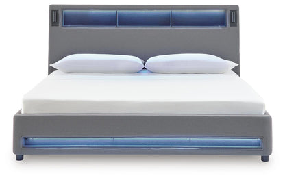 Cayberry King Upholstered Bed
