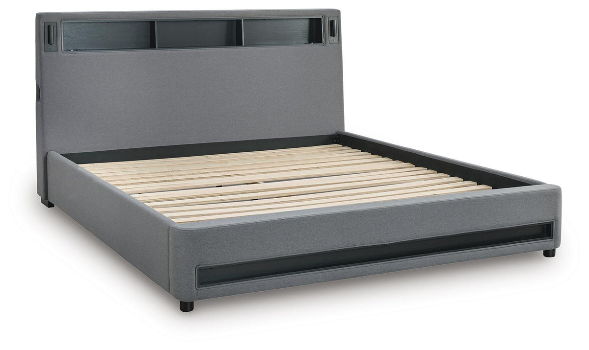 Cayberry King Upholstered Bed