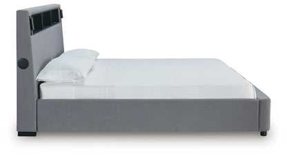 Cayberry King Upholstered Bed
