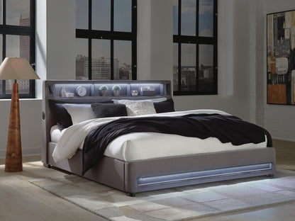 Cayberry California King Upholstered Bed