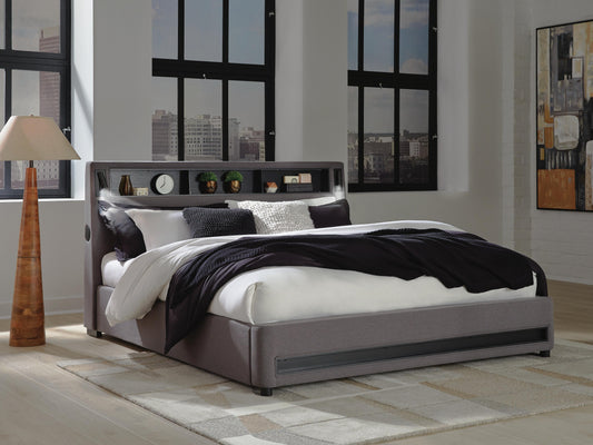 Cayberry King Upholstered Bed