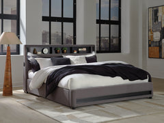 Cayberry King Upholstered Bed