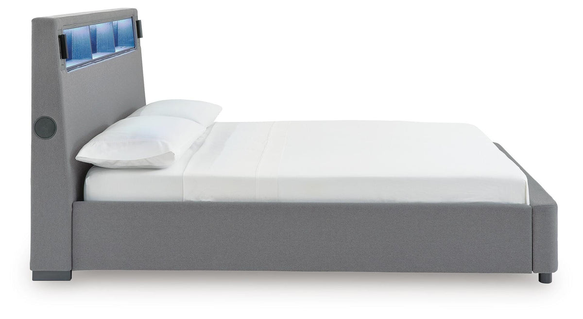 Cayberry King Upholstered Bed