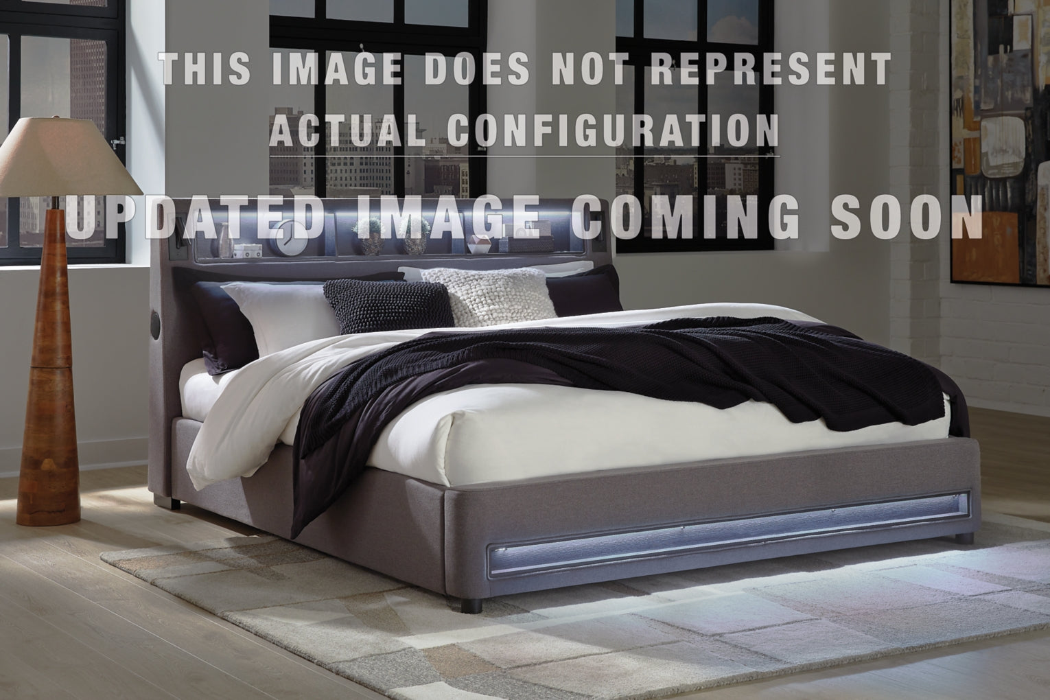 Cayberry Queen Upholstered Bed